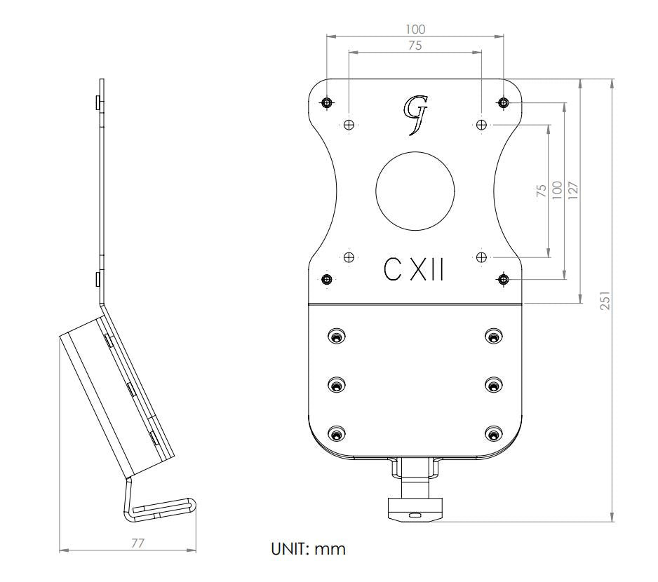 Gladiator Joe Philips Monitor VESA Adapter Bracket – GJ0A0112-R2