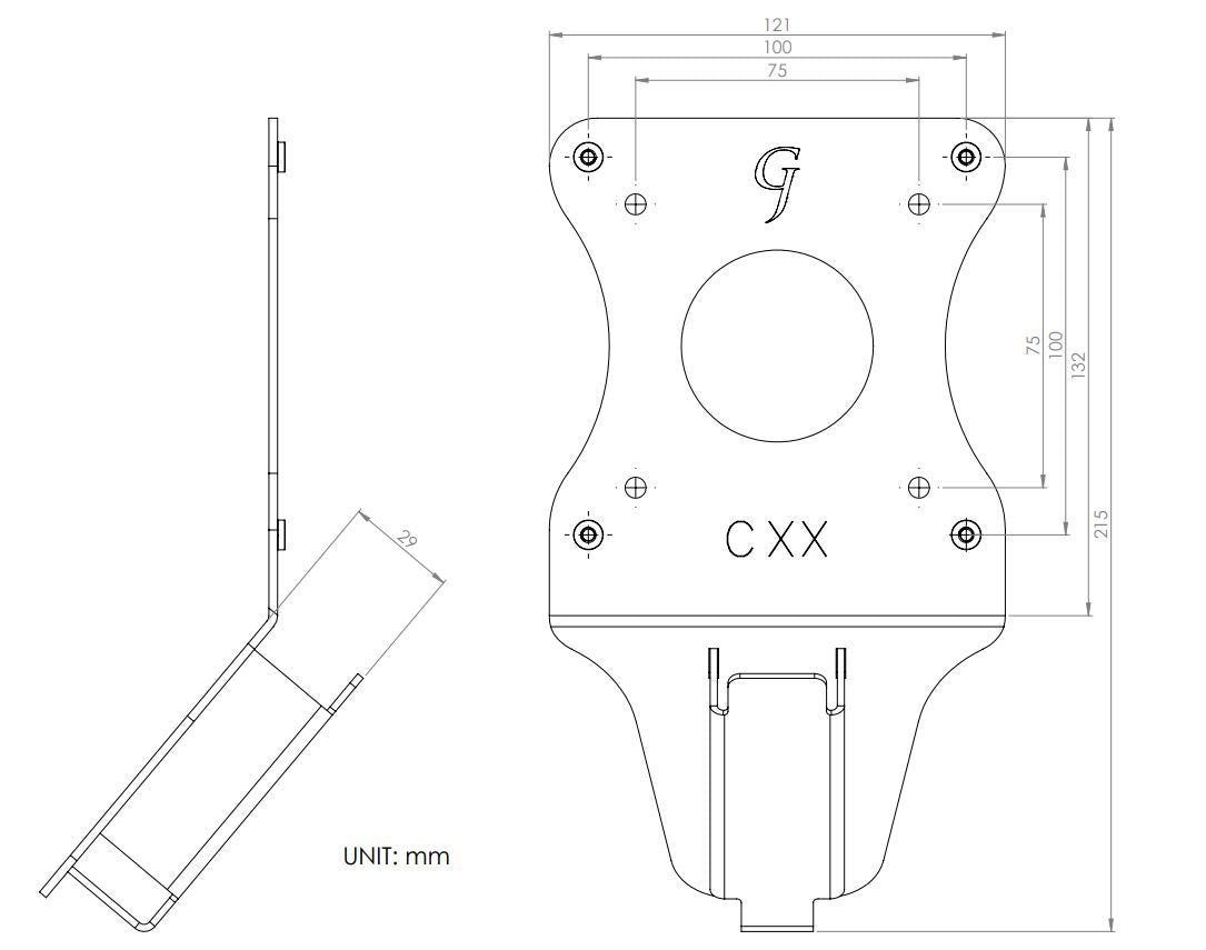 Gladiator Joe Acer Monitor VESA Adapter Bracket – GJ0A0120-R2