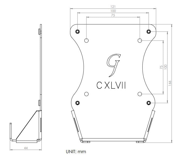 Gladiator Joe Lenovo Monitor VESA Adapter Bracket - GJ0A0147-R0
