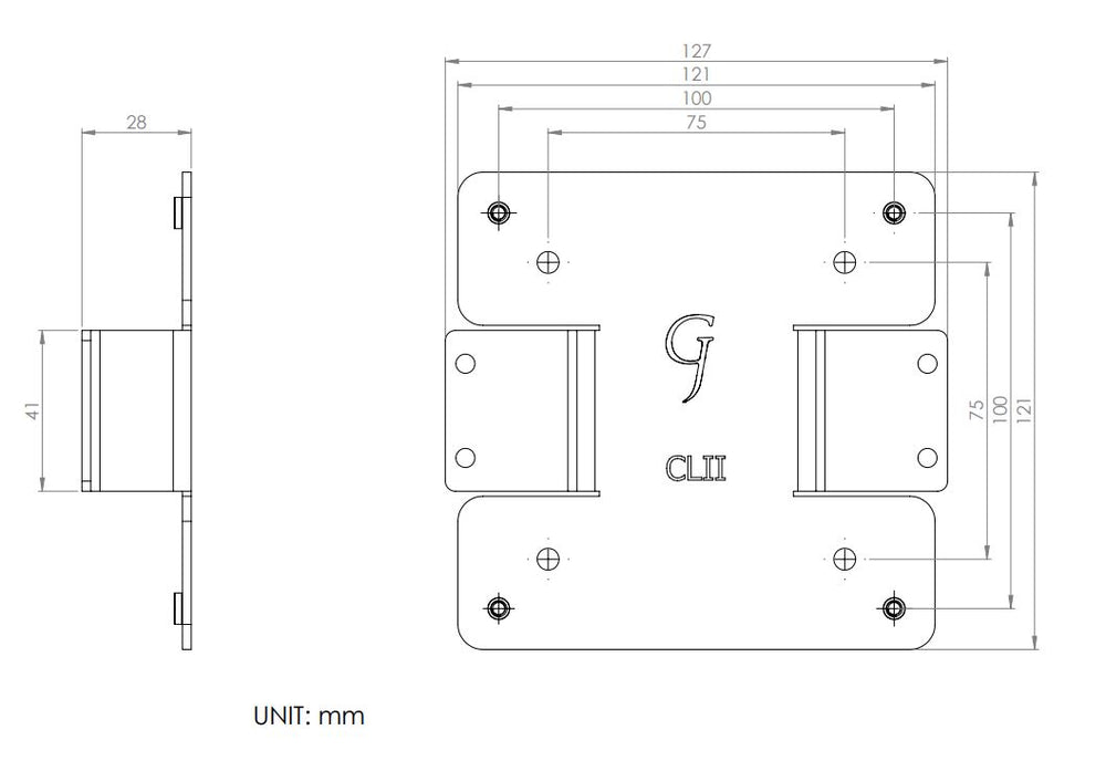 Gladiator Joe Support adaptateur VESA pour moniteur Acer - GJ0A0152-R0