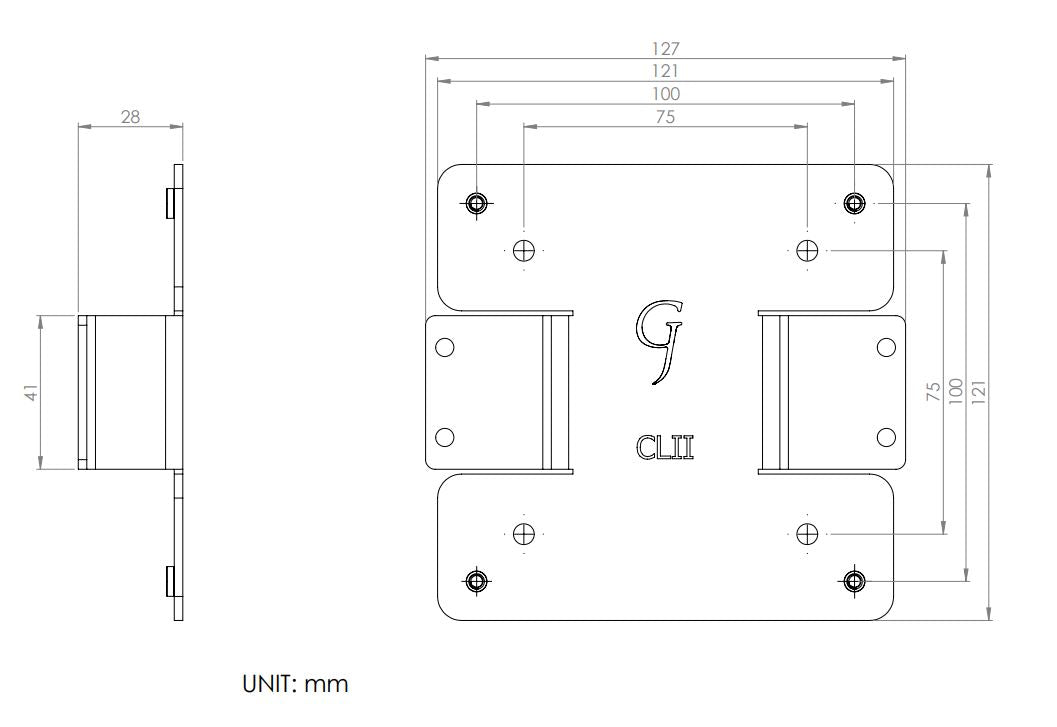 Gladiator Joe Support adaptateur VESA pour moniteur Acer - GJ0A0152-R0