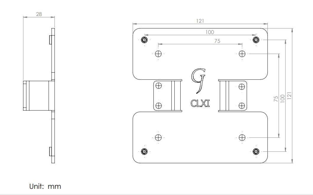 Gladiator Joe Lenovo IdeaCentre AIO 3 VESA Adapter Bracket - GJ0A0161-R0