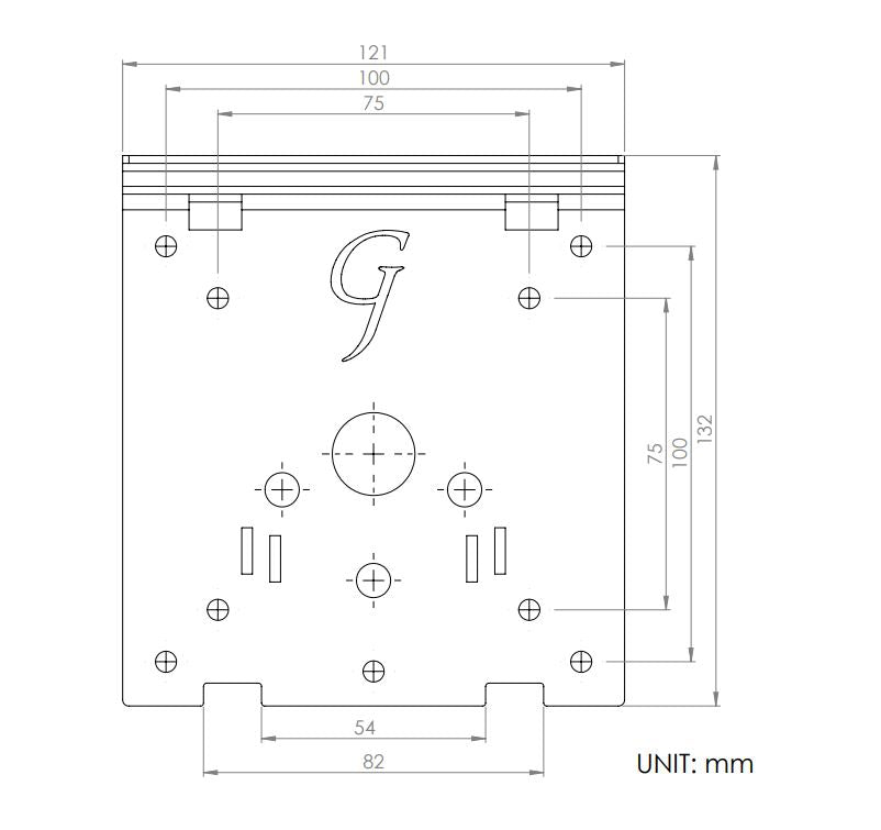 Gladiator Joe Plate for Adjustable Dell Stand - GJ0A0076-R0
