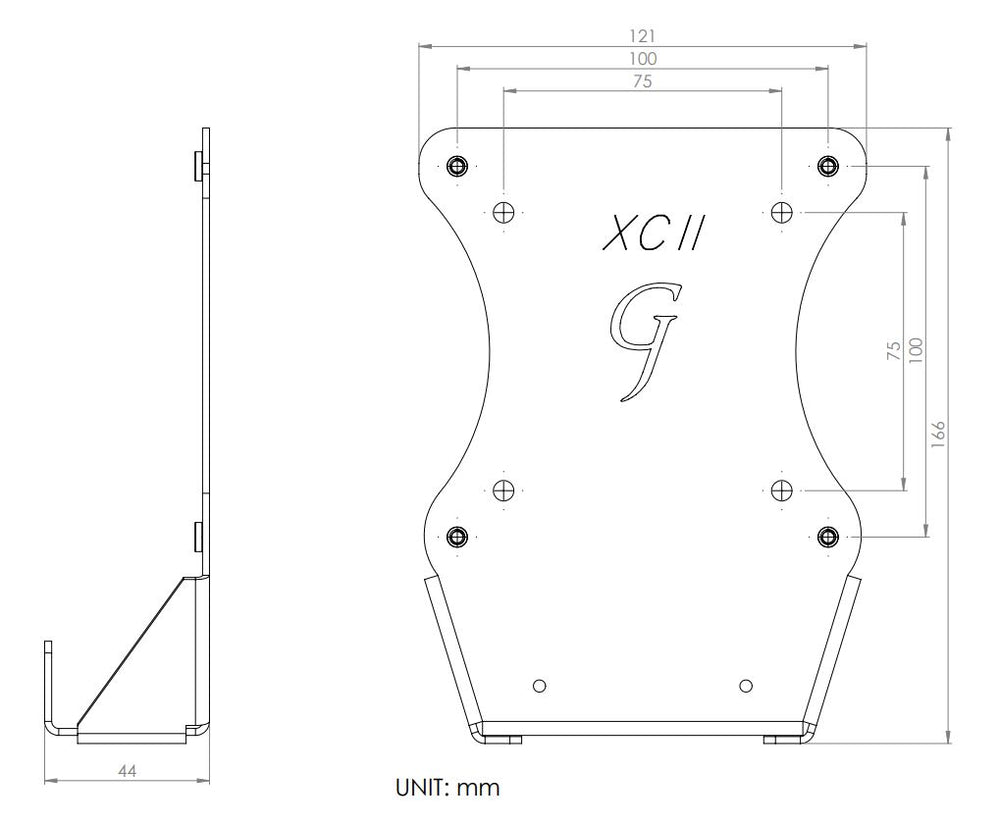 Gladiator Joe Lenovo Monitor VESA Adapter Bracket - GJ0A0092-R0