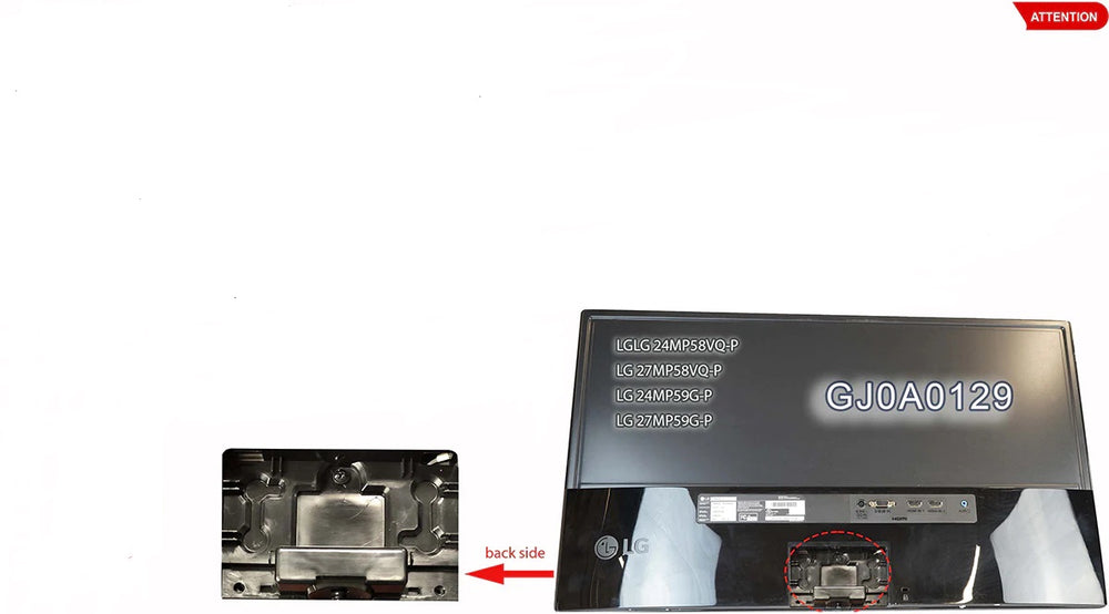 Gladiator Joe Support adaptateur VESA pour moniteur LG -GJ0A0129