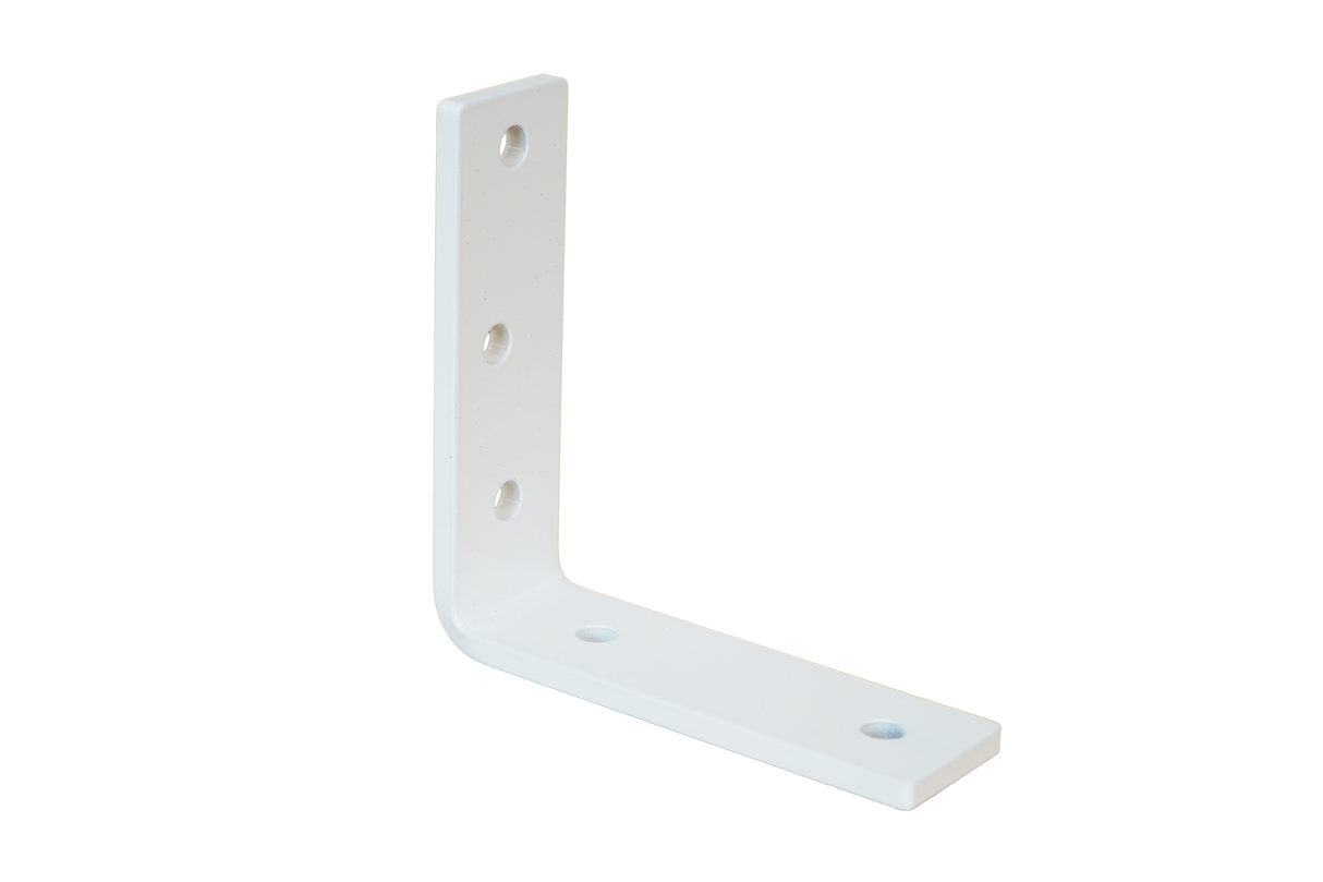 Gladiatorjoe 5" L Shelf Bracket powder coated gloss white