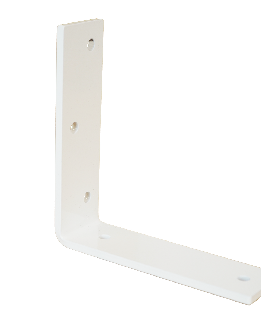 Gladiatorjoe 7" L Shelf Bracket powder coated gloss white