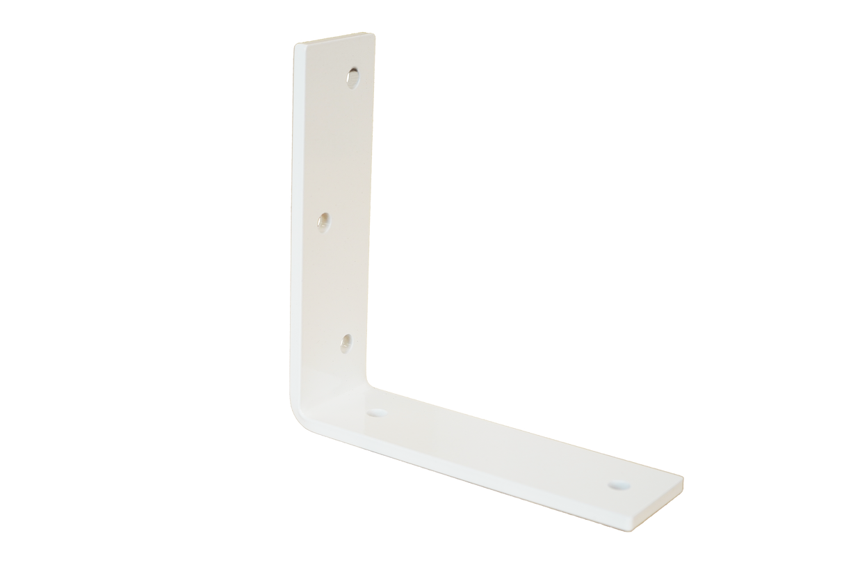 Gladiatorjoe 7" L Shelf Bracket powder coated gloss white