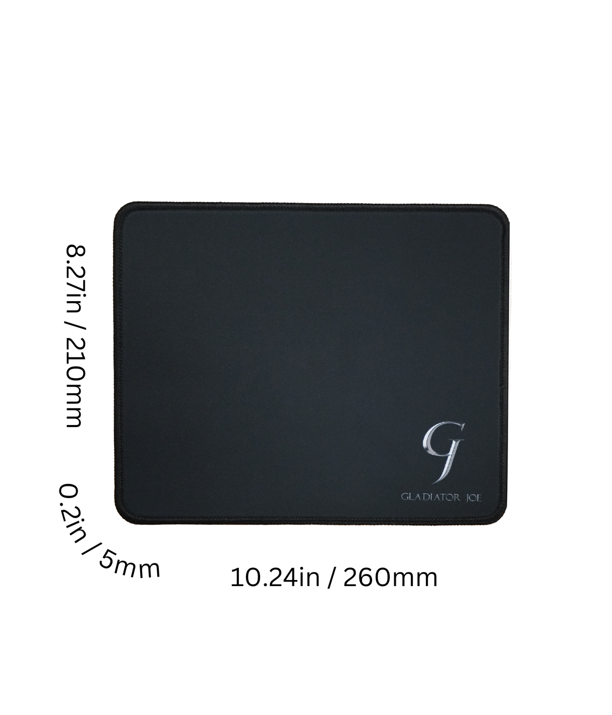 Gladiator Joe Square Mouse Pad Beautiful, Personalized Premium-Textured Custom Mouse Mat Design, Washable Mousepad Lycra Cloth, Non-Slip Rubber Base Computer Mouse Pads for Wireless Mouse-GJMP0012