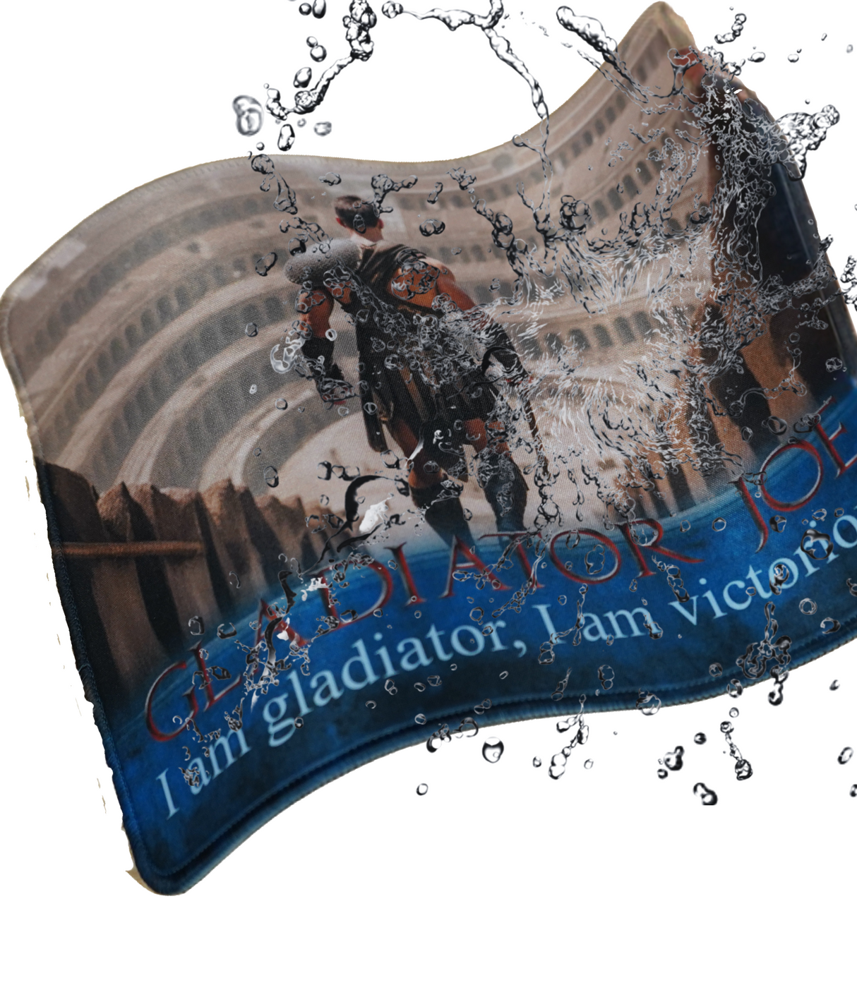 Gladiator Joe Square Mouse Pad Beautiful, Personalized Premium-Textured Custom Mouse Mat Design, Washable Mousepad Lycra Cloth, Non-Slip Rubber Base Computer Mouse Pads for Wireless Mouse-GJMP0009