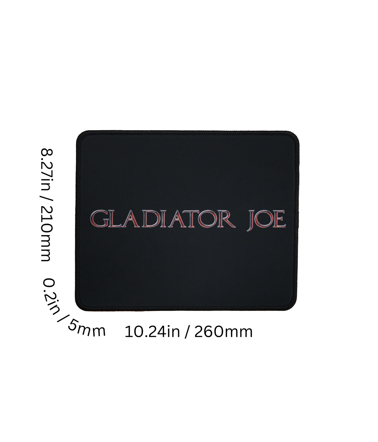 Gladiator Joe Square Mouse Pad Beautiful, Personalized Premium-Textured Custom Mouse Mat Design, Washable Mousepad Lycra Cloth, Non-Slip Rubber Base Computer Mouse Pads for Wireless Mouse-GJMP0001