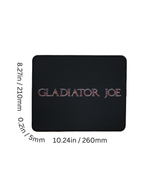 Gladiator Joe Square Mouse Pad Beautiful, Personalized Premium-Textured Custom Mouse Mat Design, Washable Mousepad Lycra Cloth, Non-Slip Rubber Base Computer Mouse Pads for Wireless Mouse-GJMP0001