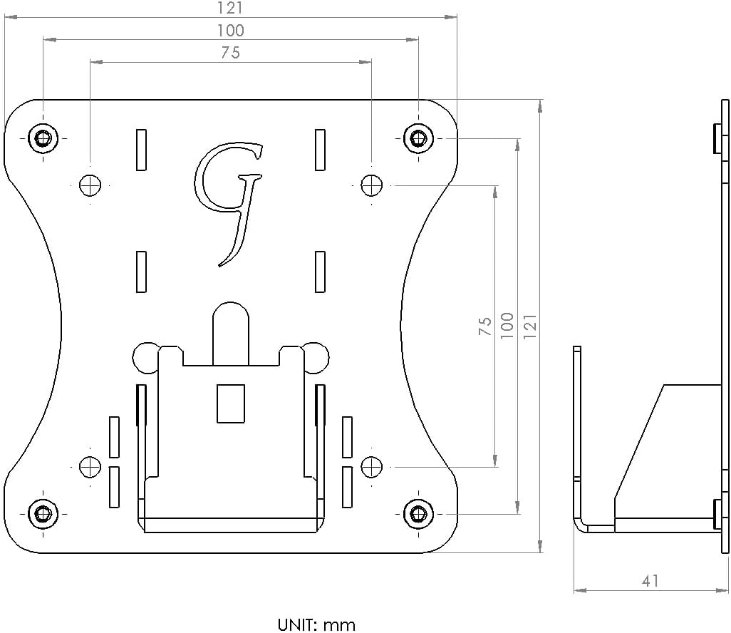 Gladiator Joe Acer Monitor VESA Adapter Bracket - GJ0A0175