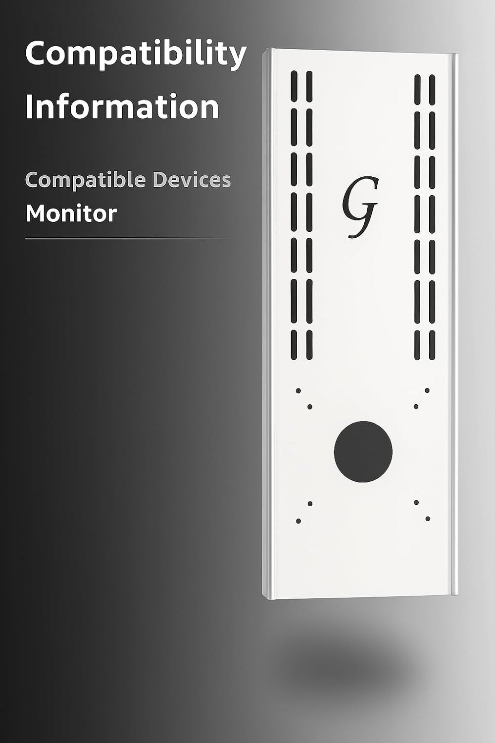 Gladiator Joe - VESA Adapter Extension - Mini Computer Holder - Compatible with Any GJ VESA Adapter - Raise | Lower | Customize Your Monitor Setup - GJ0A0253