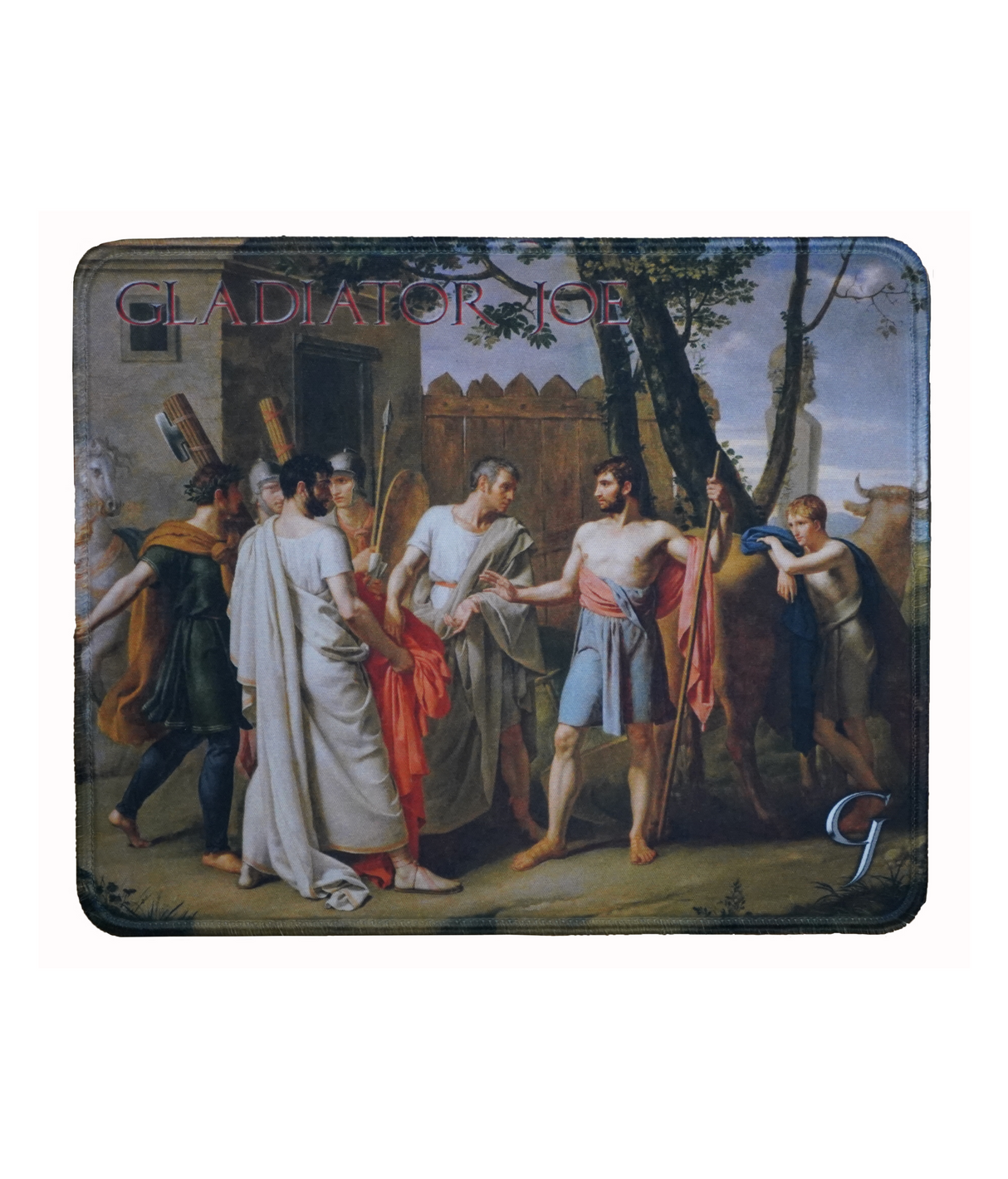 Gladiator Joe Square Mouse Pad Beautiful, Personalized Premium-Textured Custom Mouse Mat Design, Washable Mousepad Lycra Cloth, Non-Slip Rubber Base Computer Mouse Pads for Wireless Mouse-GJMP0007