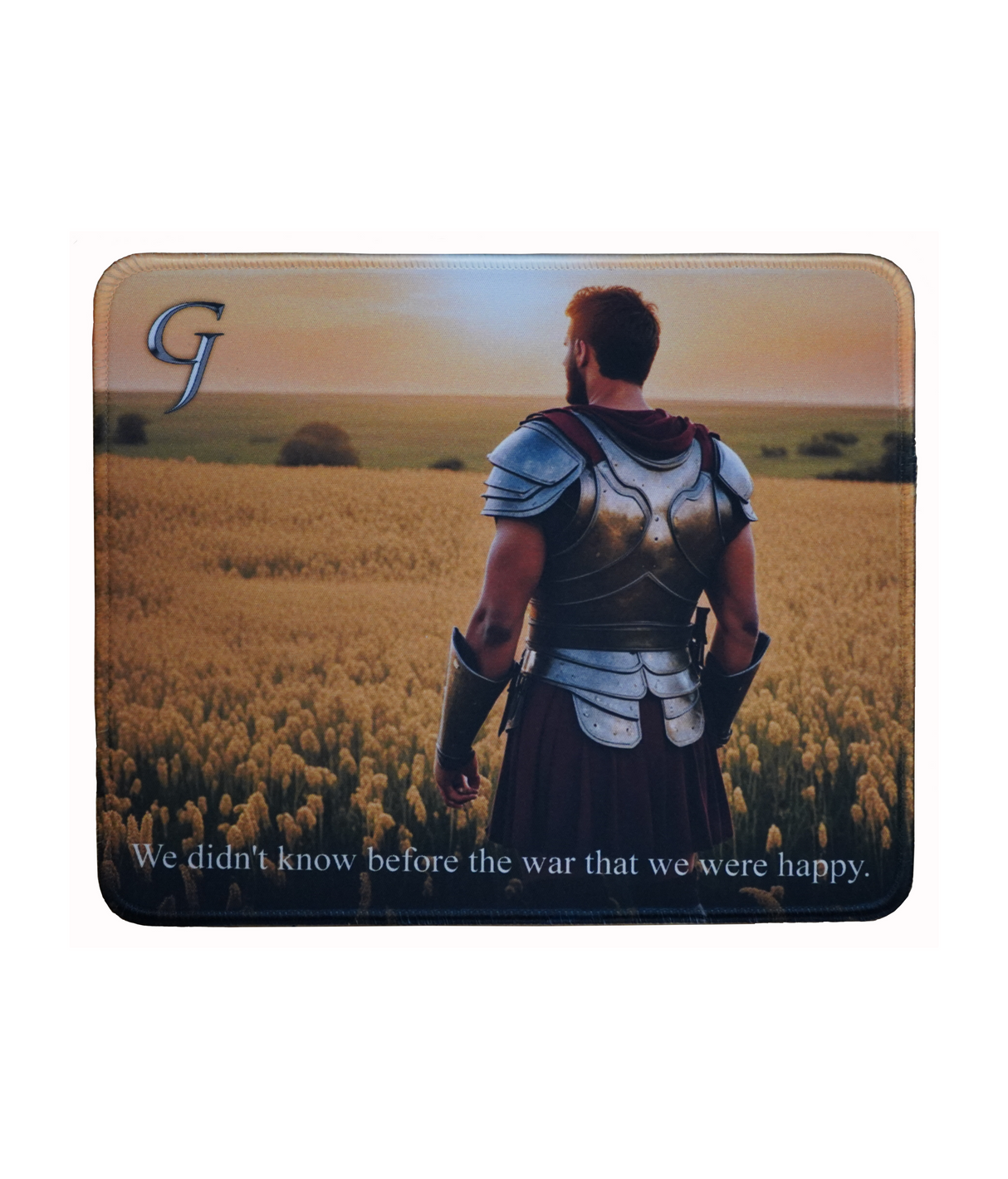 Gladiator Joe Square Mouse Pad Beautiful, Personalized Premium-Textured Custom Mouse Mat Design, Washable Mousepad Lycra Cloth, Non-Slip Rubber Base Computer Mouse Pads for Wireless Mouse-GJMP0008