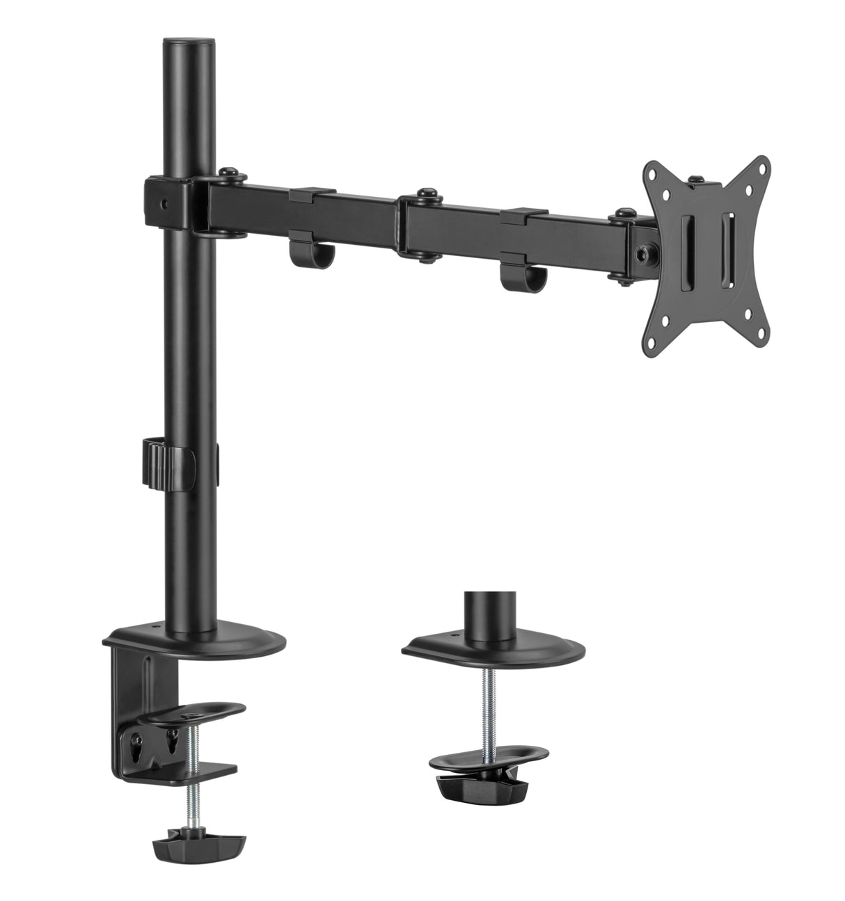 Gladiator Joe Heavy Duty Single/one Desktop Monitor Mount/arm VESA Compatible | Fully Adjustable articulating arm | Supports Heavy Monitors | 17to 32 inch | 18 lb