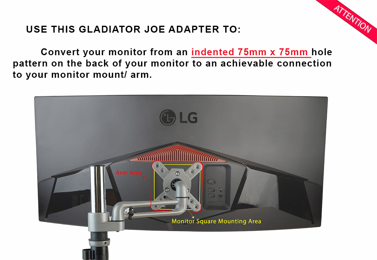 Support d'adaptateur VESA Gladiator Joe -GJ0A0138-R0